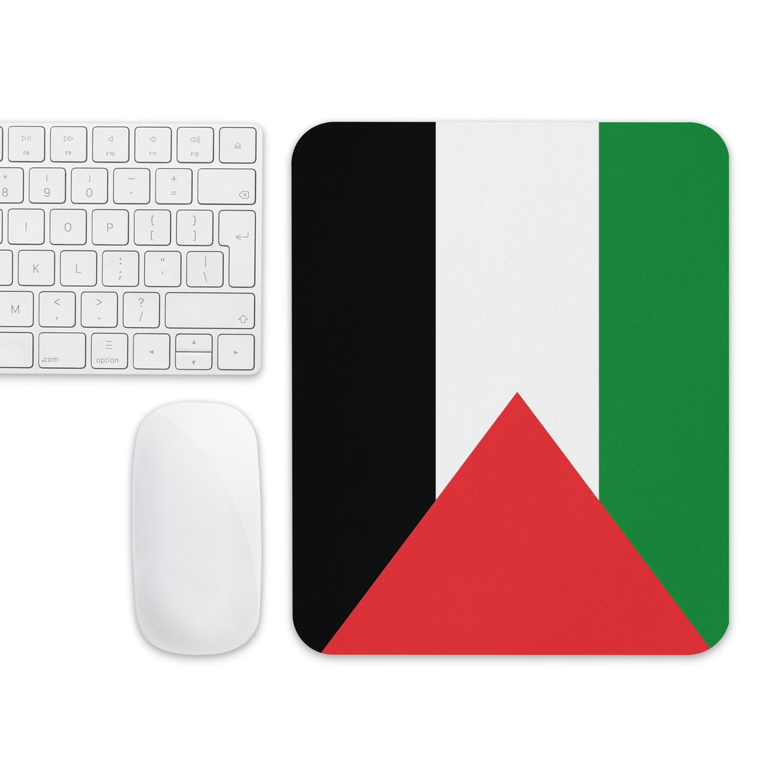 Palestine Flag - Mouse Pad, White