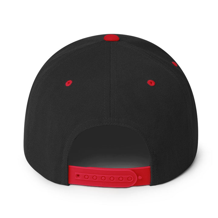 Palestine Flag - Snapback Hat, Snapback Black Red