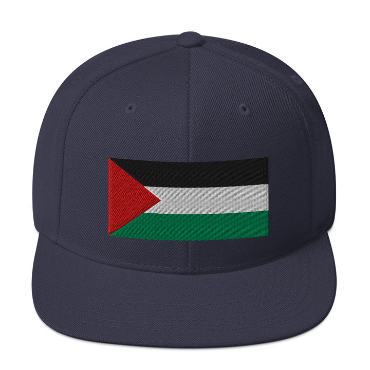 Palestine Flag - Snapback Hat, Snapback Navy
