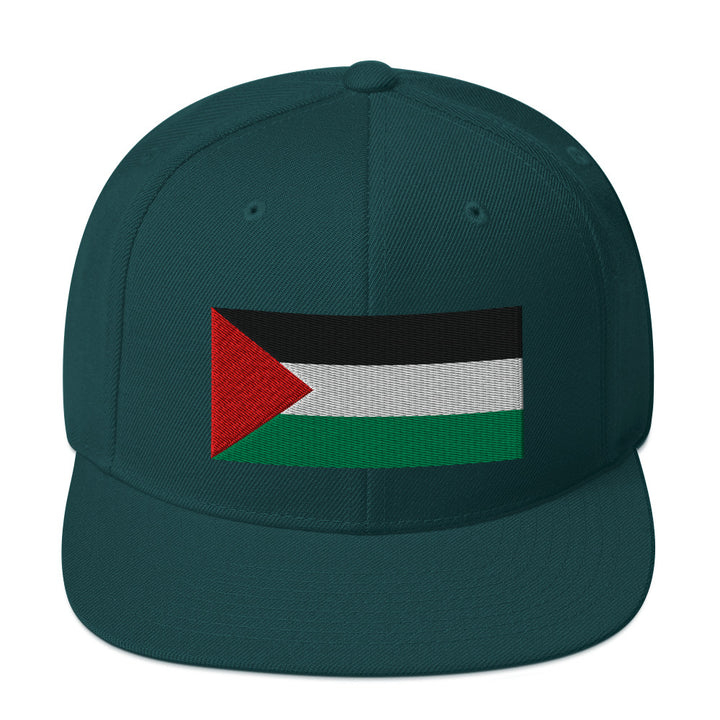 Palestine Flag - Snapback Hat, Snapback Spruce