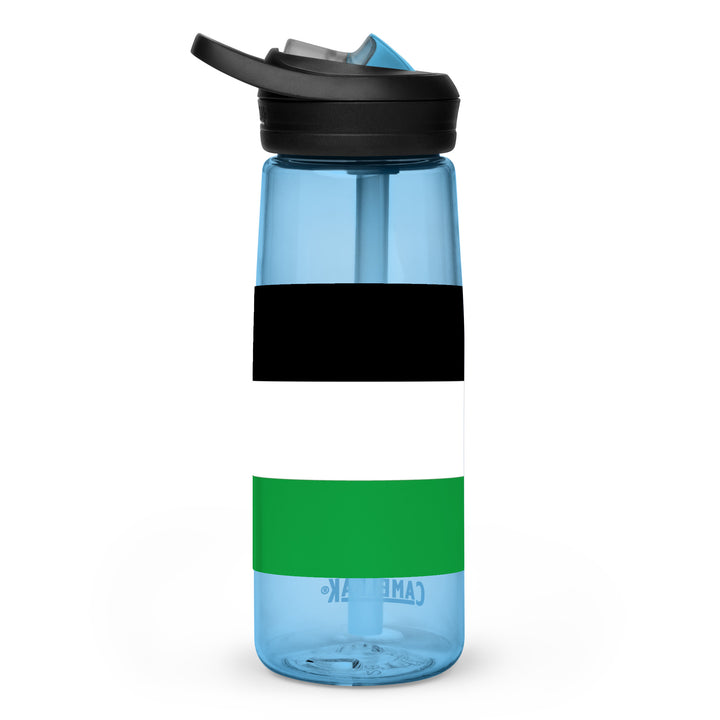 Palestine Flag - Sports Water Bottle, Blue