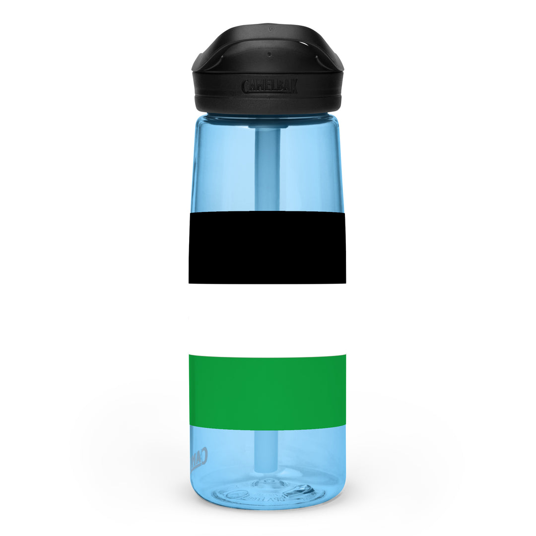 Palestine Flag - Sports Water Bottle, Blue