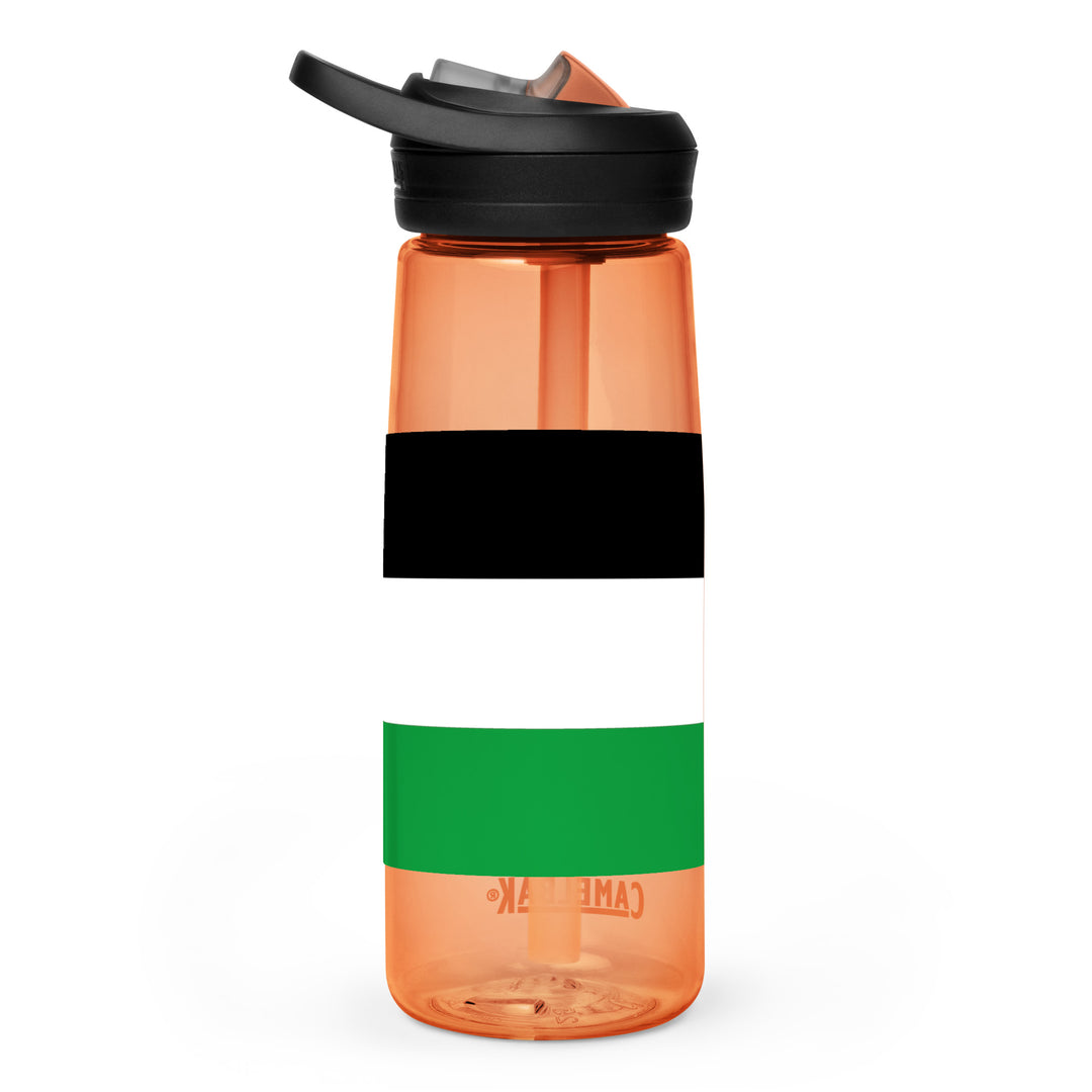 Palestine Flag - Sports Water Bottle, Desert Sunrise