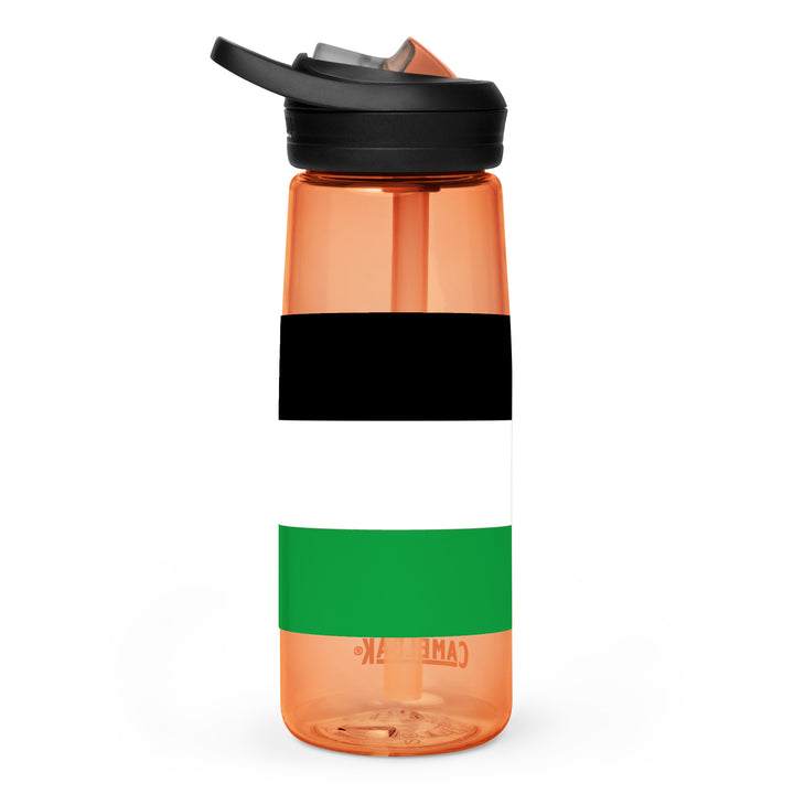 Palestine Flag - Sports Water Bottle, Desert Sunrise