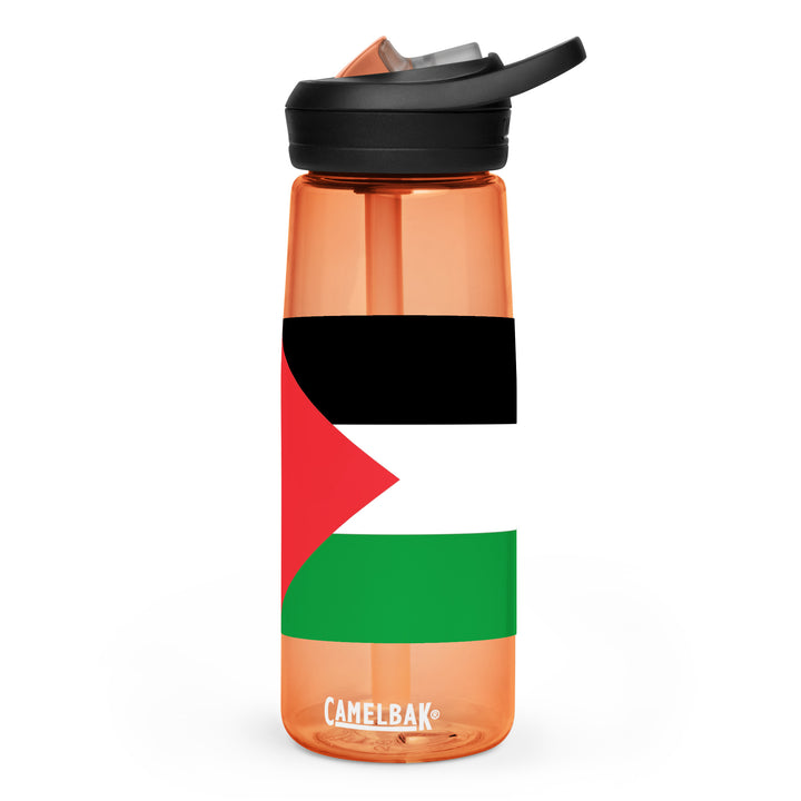 Palestine Flag - Sports Water Bottle, Desert Sunrise