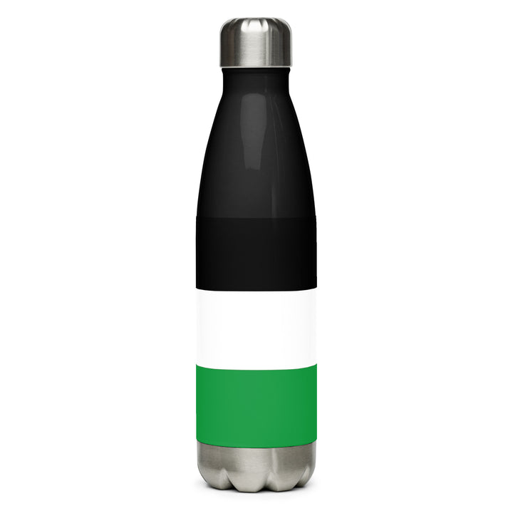Palestine Flag - Stainless Steel Water Bottle, Stainless Steel Water Bottle Black 17 Oz