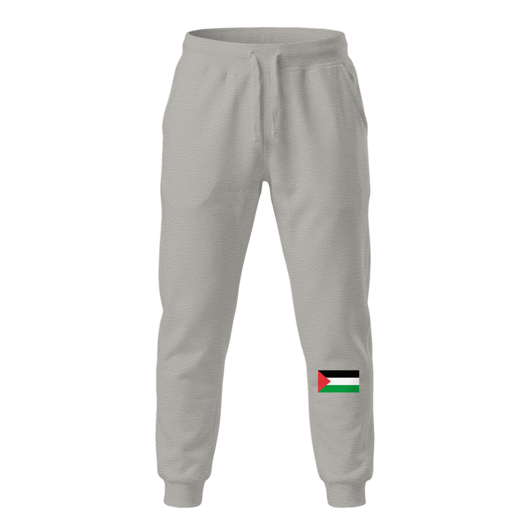 Palestine Flag - Women Fleece Sweatpants, Fleece Sweatpants Carbon Grey