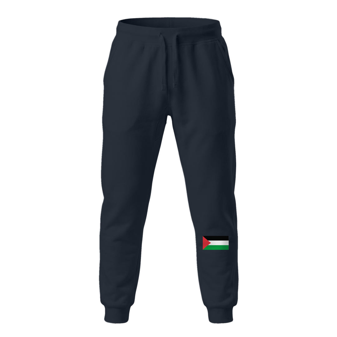 Palestine Flag - Women Fleece Sweatpants, Fleece Sweatpants Navy Blazer