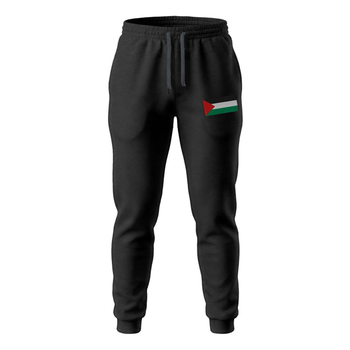 Palestine Flag - Women Joggers, Black