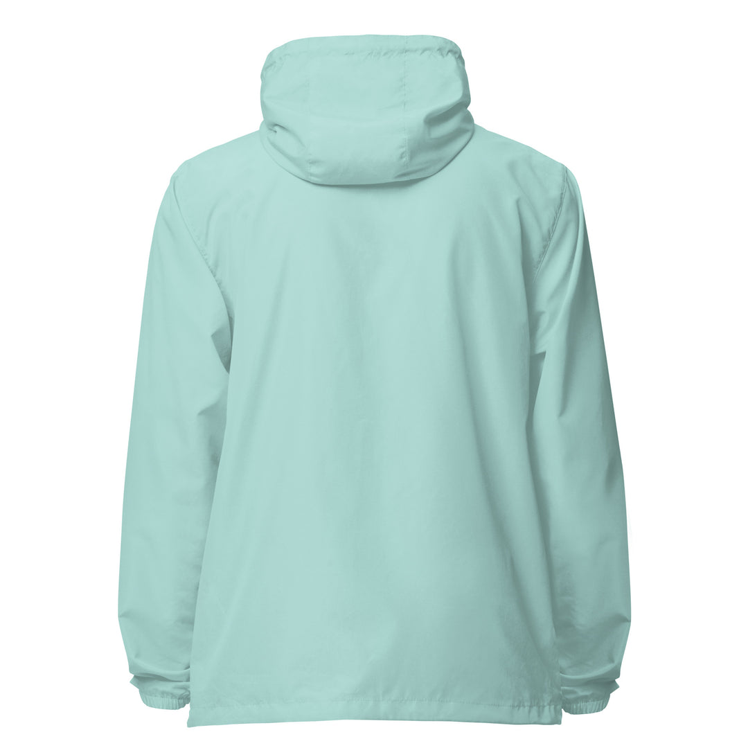 Palestine Flag - Women’s Lightweight Zip Up Windbreaker, Lightweight Zip Up Windbreaker Aqua White Zipper