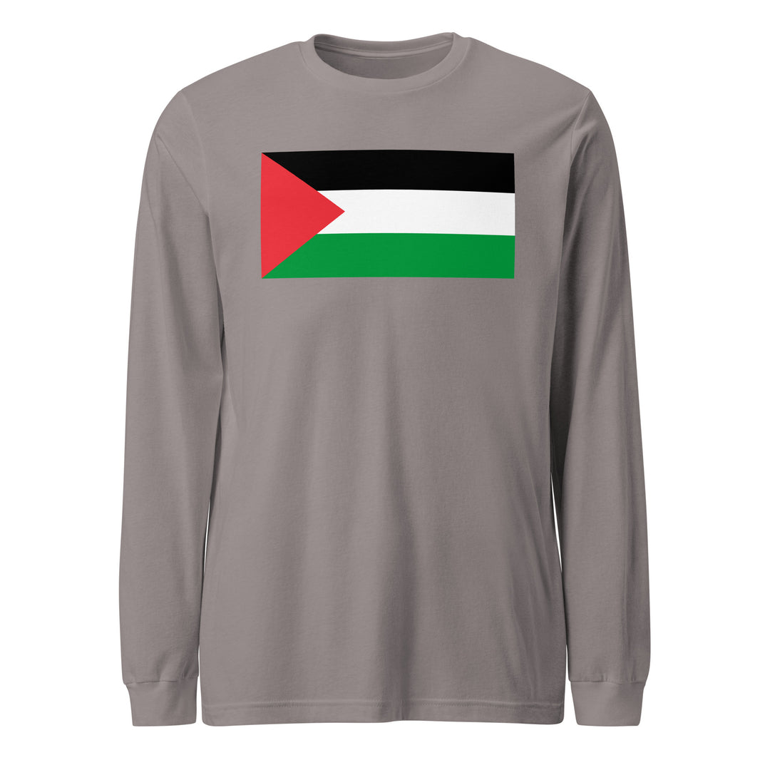 Palestine Flag - Women’s Long Sleeve Shirt, Storm