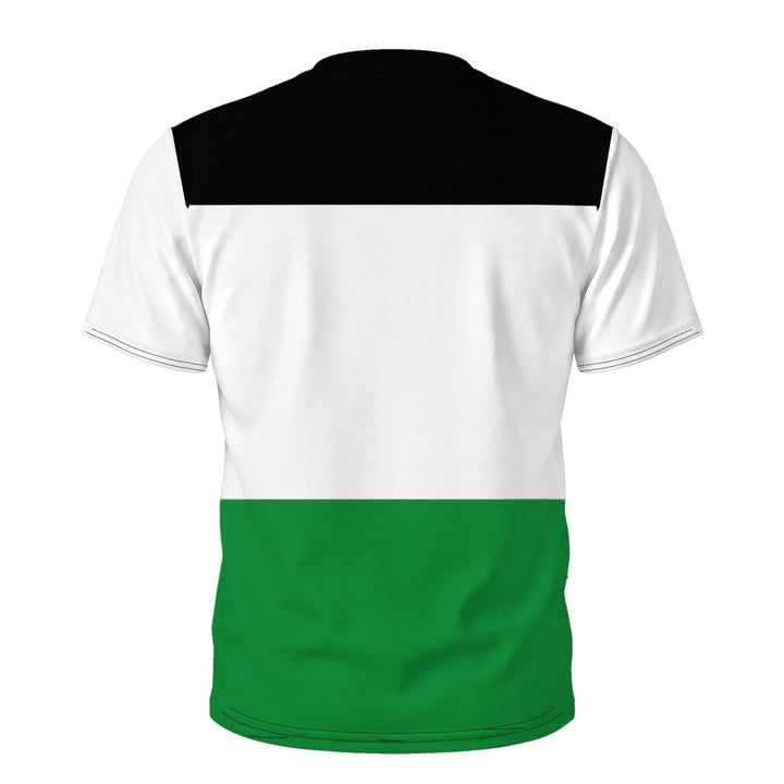 Palestine Flag - Youth Crew Neck T-Shirt, T Shirt White
