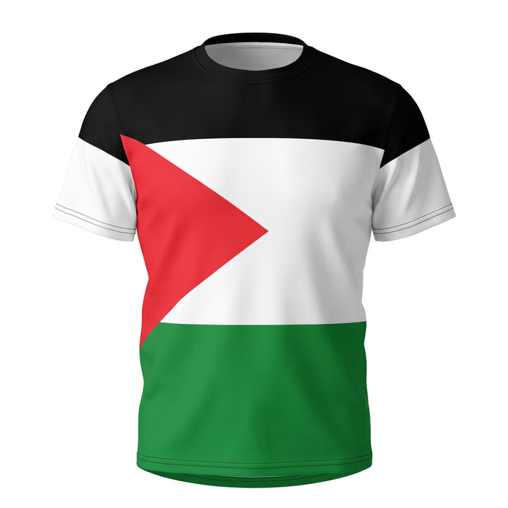 Palestine Flag - Youth Crew Neck T-Shirt, T Shirt White