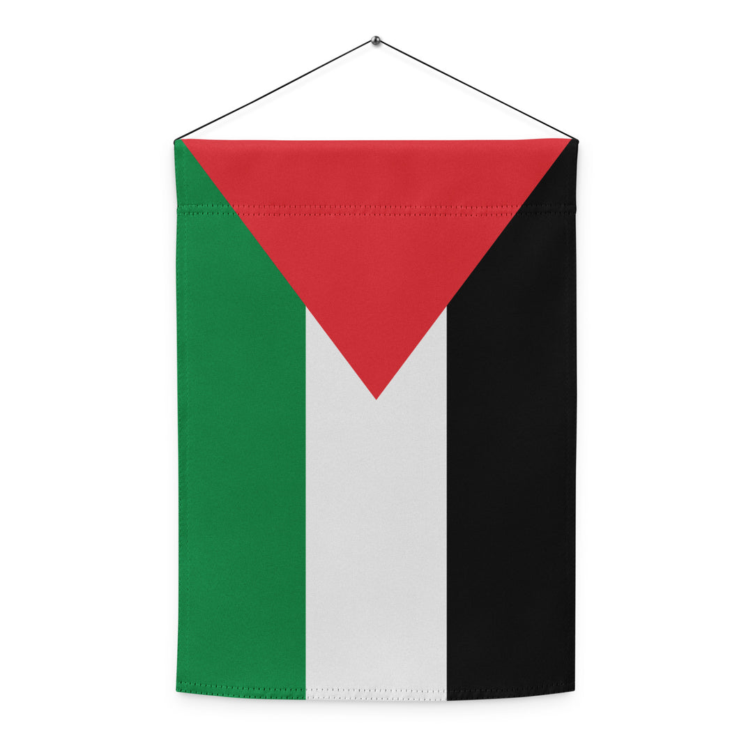Palestine - Garden Flag, White 12x17