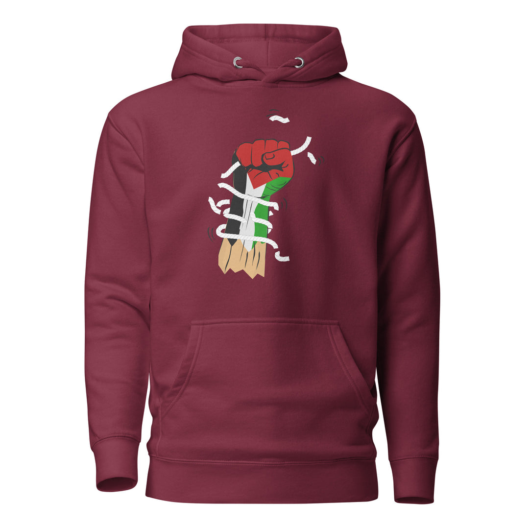 Palestine Hand - Women’s Hoodie, Maroon
