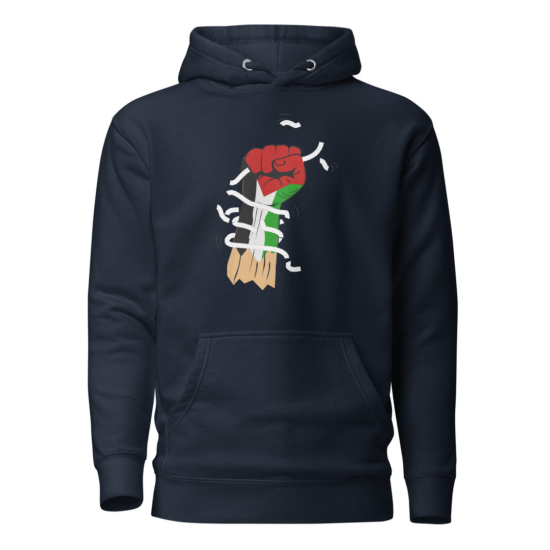Palestine Hand - Women’s Hoodie, Navy Blazer