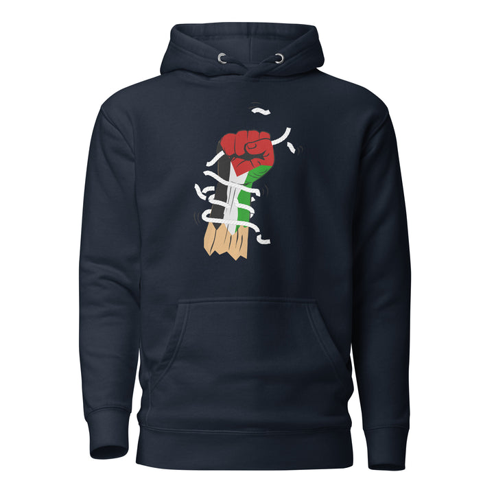 Palestine Hand - Women’s Hoodie, Navy Blazer