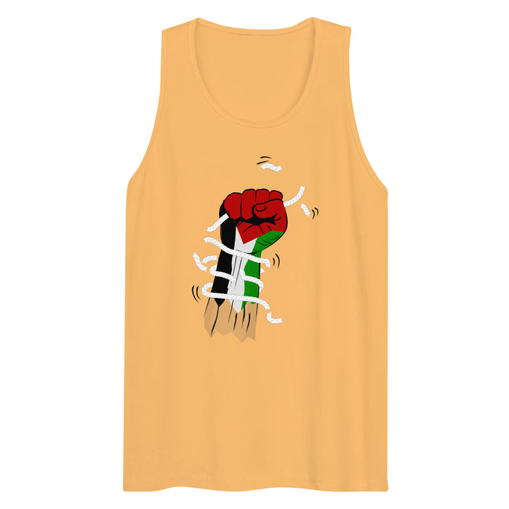 Palestine Hand - Men’s Premium Tank Top, Mens Premium Tank Top Squash