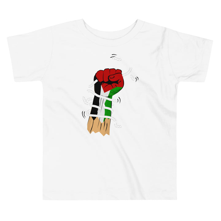 Palestine Hand - Toddler Short Sleeve Tee, White