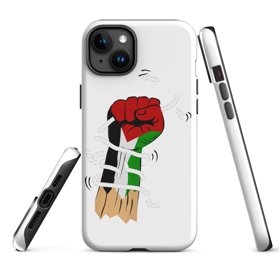 Palestine Hand - Tough Case for iPhone®, Glossy iPhone 15 Plus
