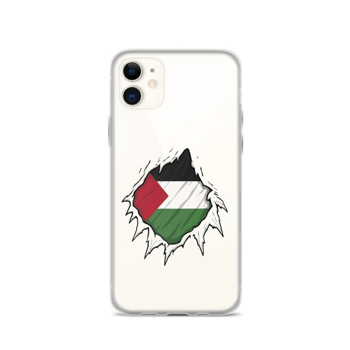 Palestine Hero - Clear Case for iPhone®, iPhone iPhone 11 Case On Phone