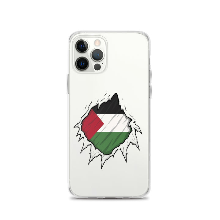 Palestine Hero - Clear Case for iPhone®, iPhone iPhone 12 Pro Case On Phone