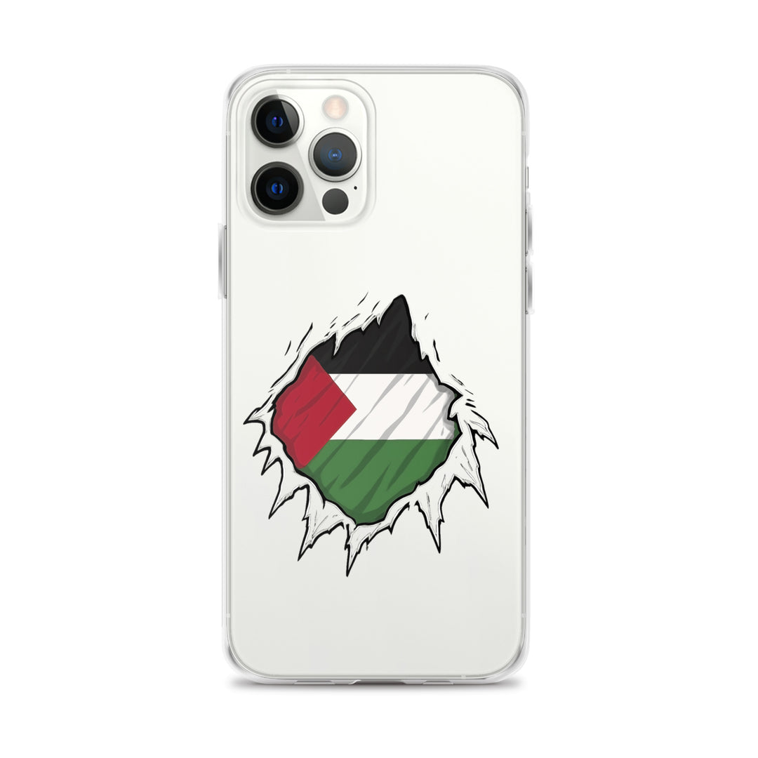 Palestine Hero - Clear Case for iPhone®, iPhone iPhone 12 Pro Max Case On Phone