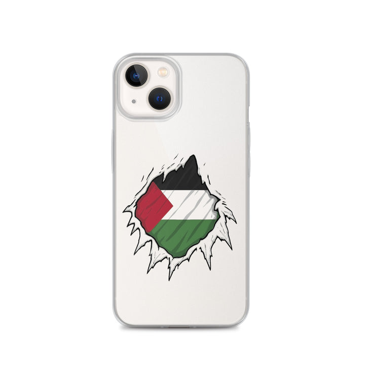 Palestine Hero - Clear Case for iPhone®, iPhone iPhone 13 Case On Phone