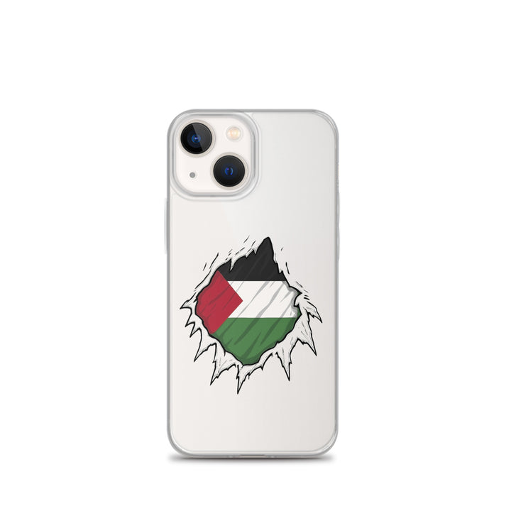 Palestine Hero - Clear Case for iPhone®, iPhone iPhone 13 Mini Case On Phone