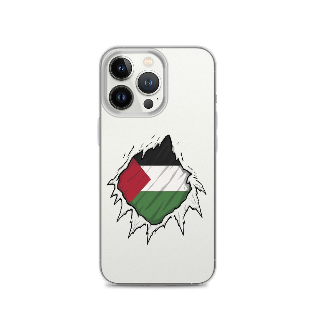 Palestine Hero - Clear Case for iPhone®, iPhone iPhone 13 Pro Case On Phone