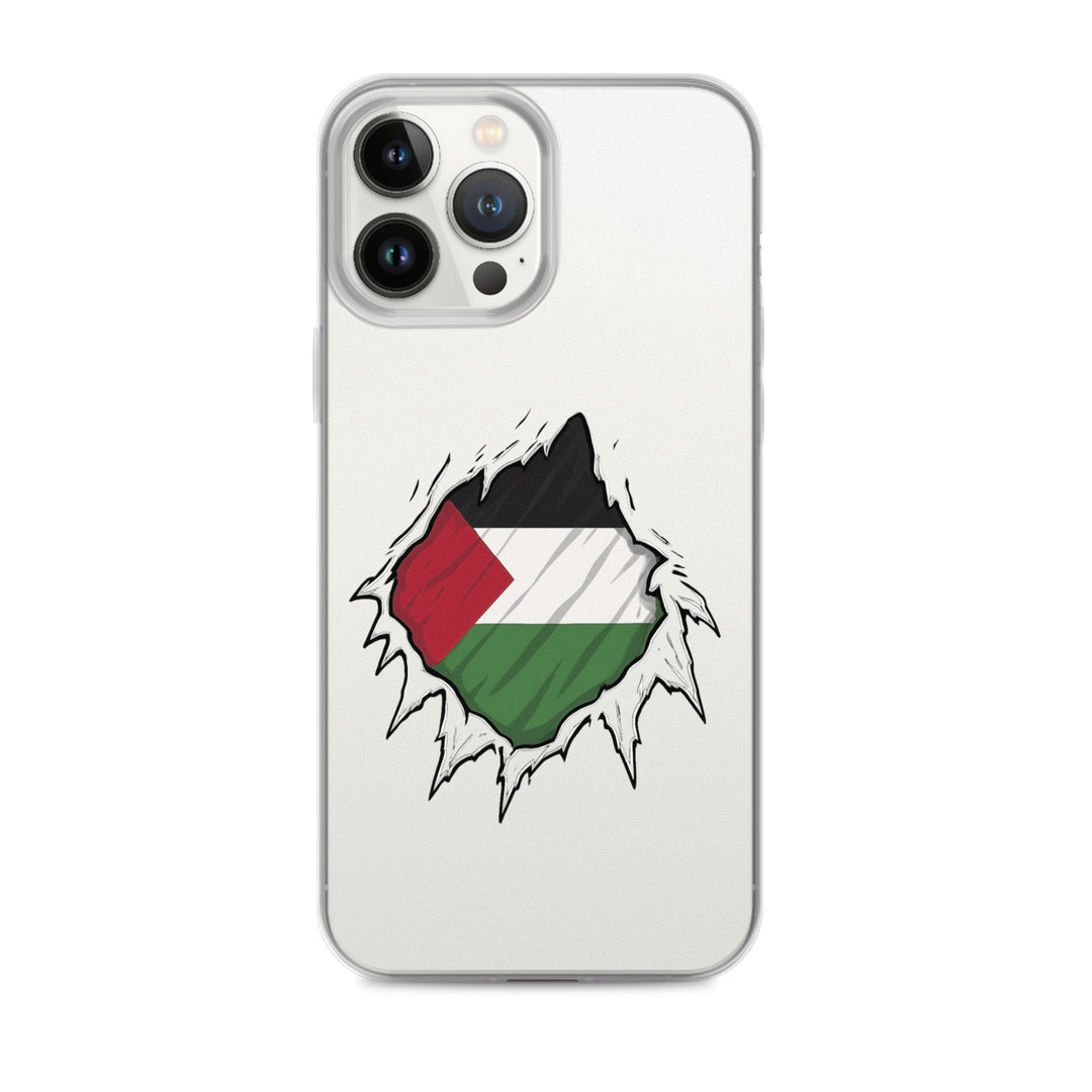 Palestine Hero - Clear Case for iPhone®, iPhone iPhone 13 Pro Max Case On Phone