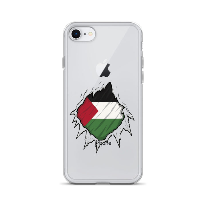Palestine Hero - Clear Case for iPhone®, iPhone iPhone 7 8 Case On Phone