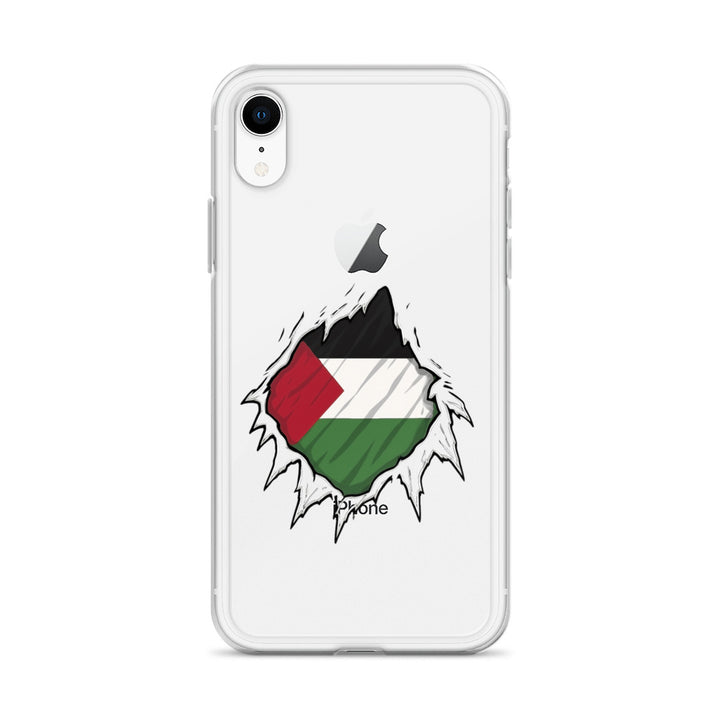 Palestine Hero - Clear Case for iPhone®, iPhone iPhone Xr Case On Phone