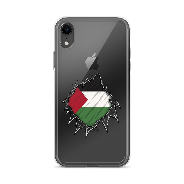 Palestine Hero - Clear Case for iPhone®, iPhone iPhone Xr Case On Phone