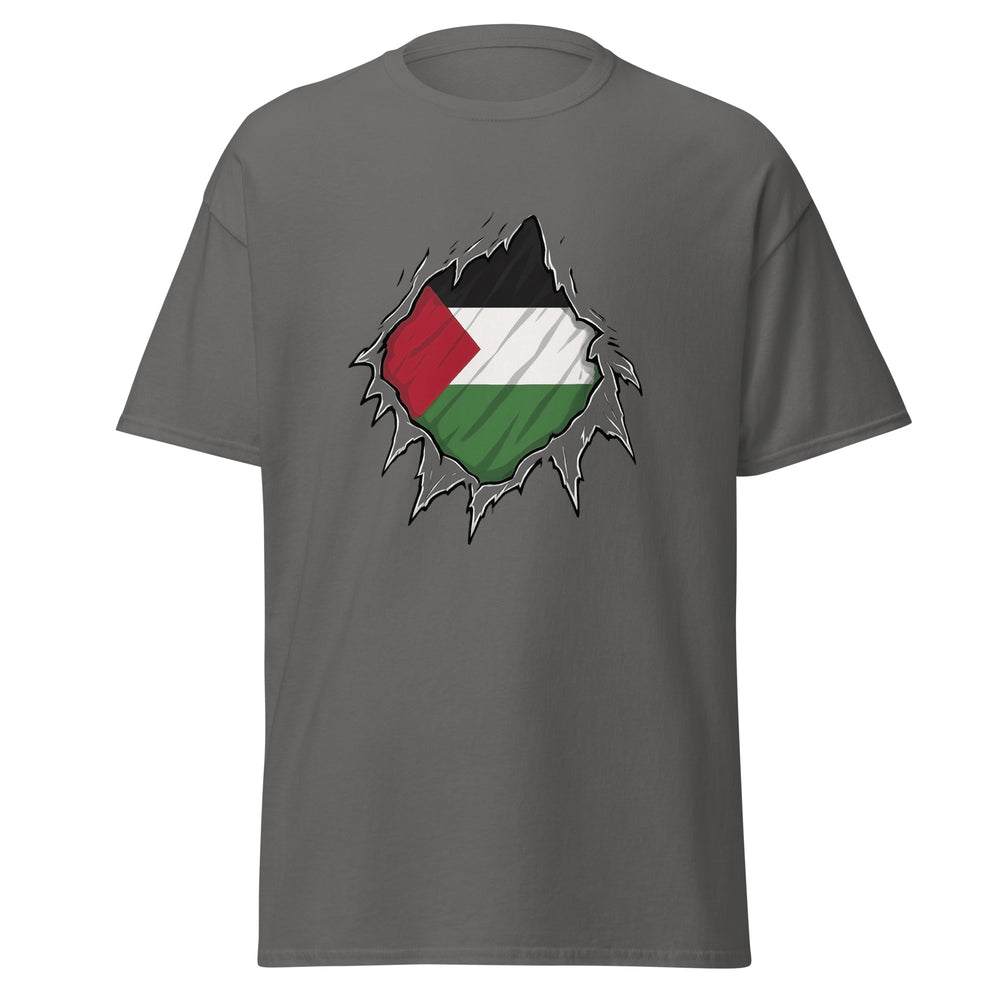 Palestine Hero - Men’s Classic Tee, Charcoal