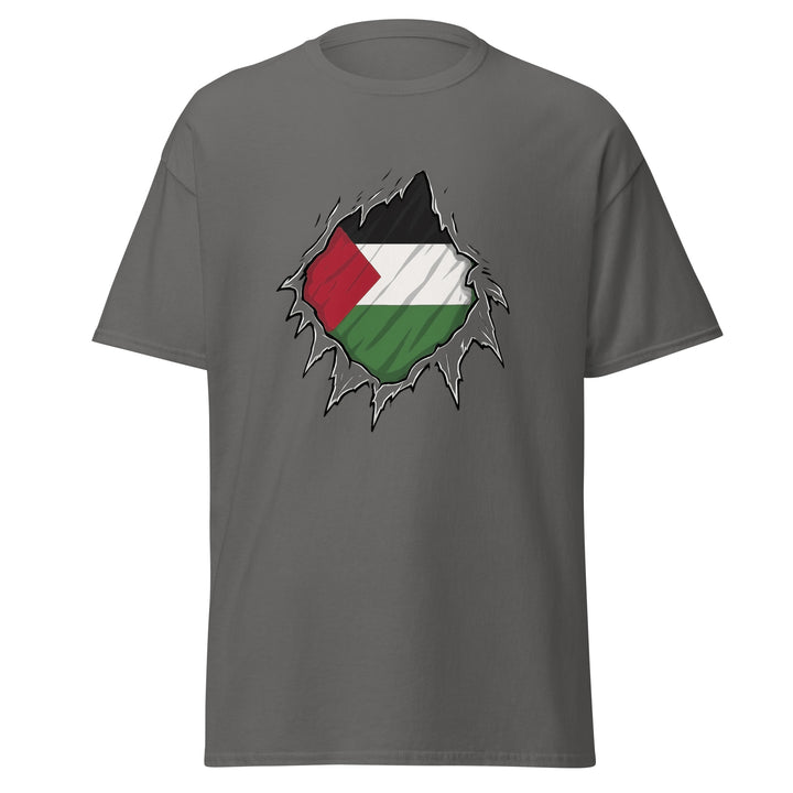 Palestine Hero - Men’s Classic Tee, Charcoal