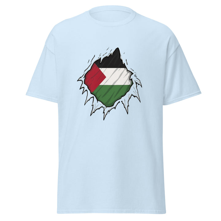 Palestine Hero - Men’s Classic Tee, Light Blue