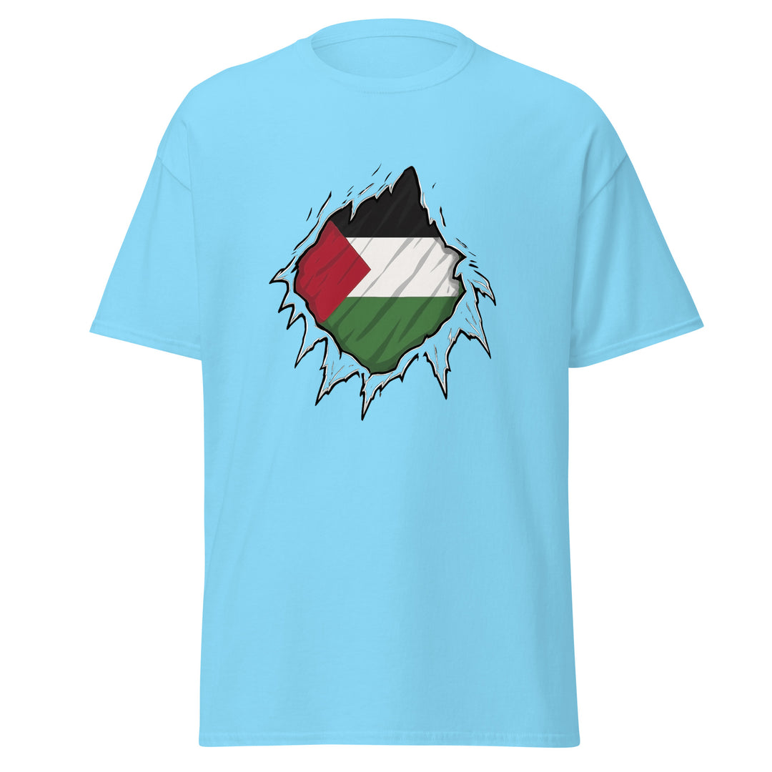 Palestine Hero - Men’s Classic Tee, Sky