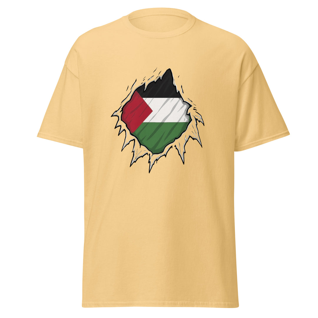 Palestine Hero - Men’s Classic Tee, Yellow Haze