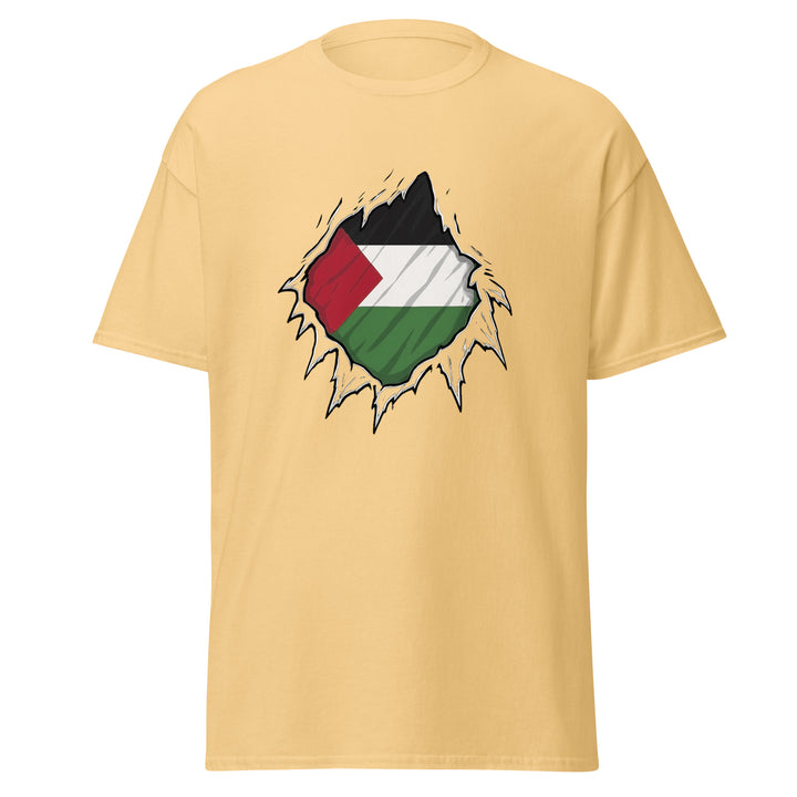 Palestine Hero - Men’s Classic Tee, Yellow Haze