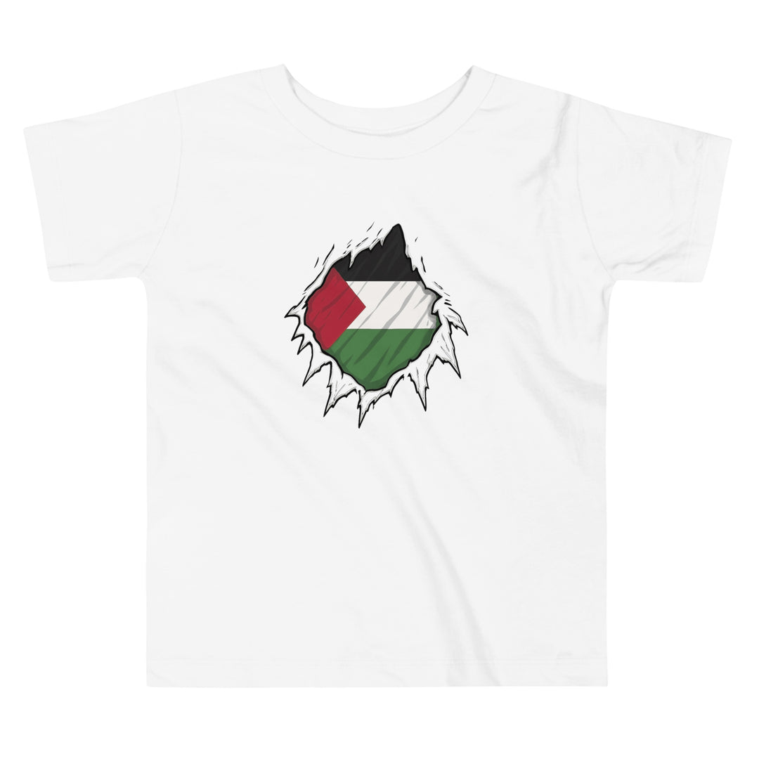 Palestine Hero - Toddler Short Sleeve Tee, White