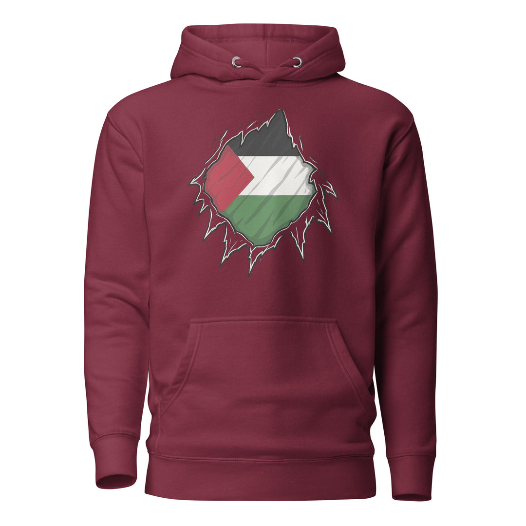 Palestine Hero - Women’s Hoodie, Maroon