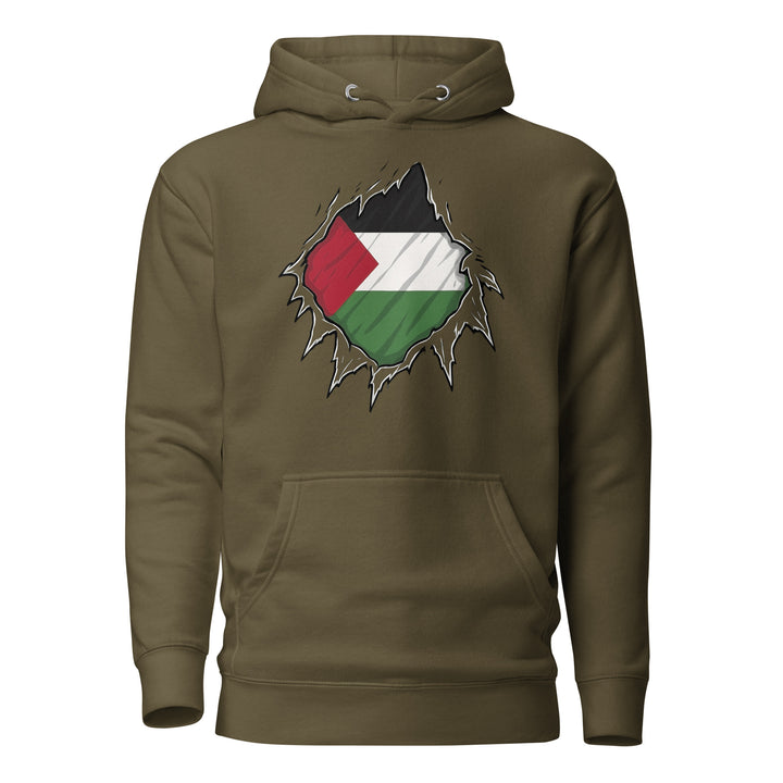 Palestine Hero - Women’s Hoodie, Military Green