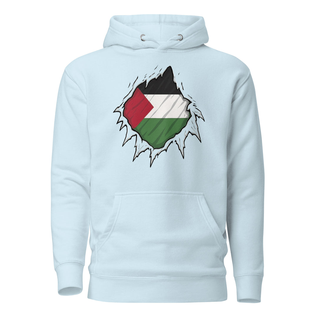 Palestine Hero - Women’s Hoodie, Sky Blue