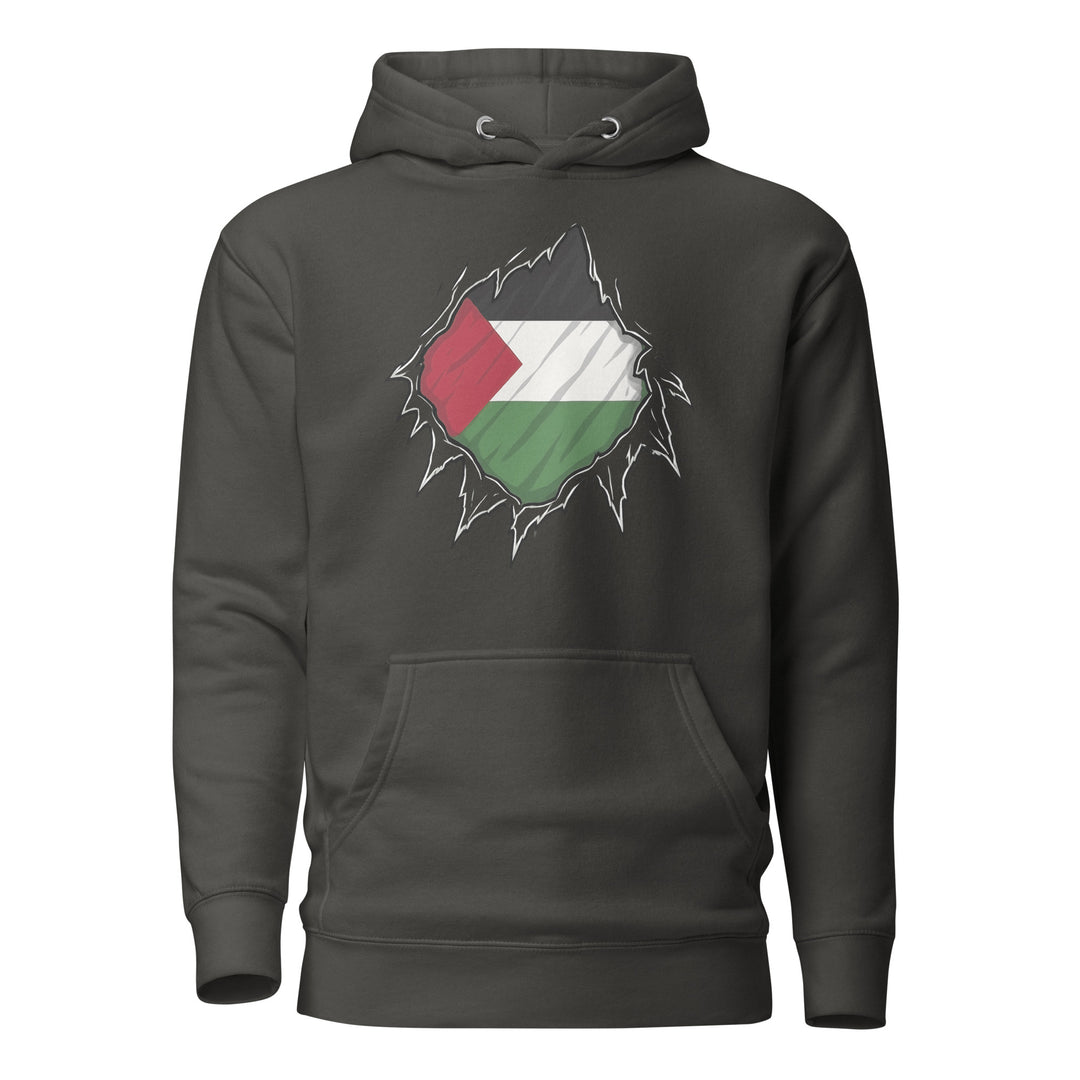 Palestine Hero - Women’s Hoodie, Vintage Black