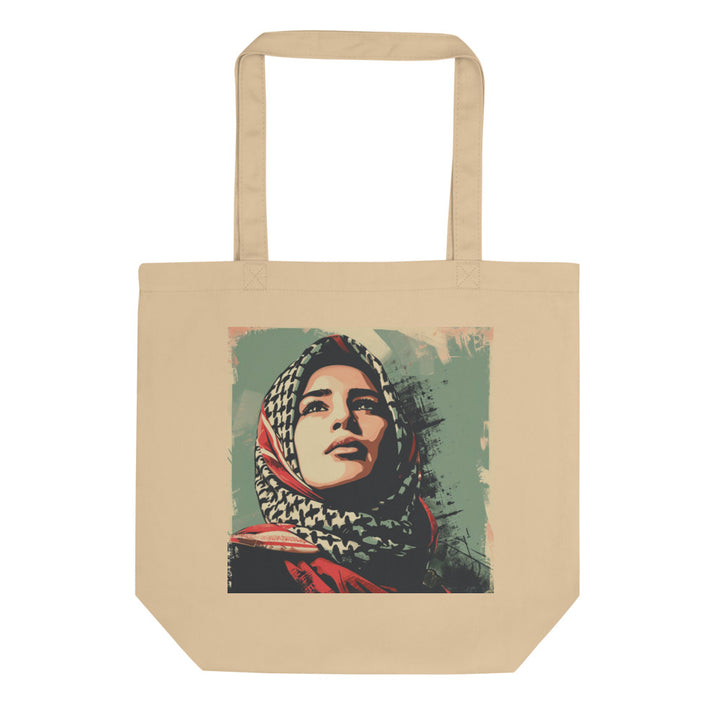 Palestine Hope - Eco Tote Bag, Eco Tote Bag Oyster
