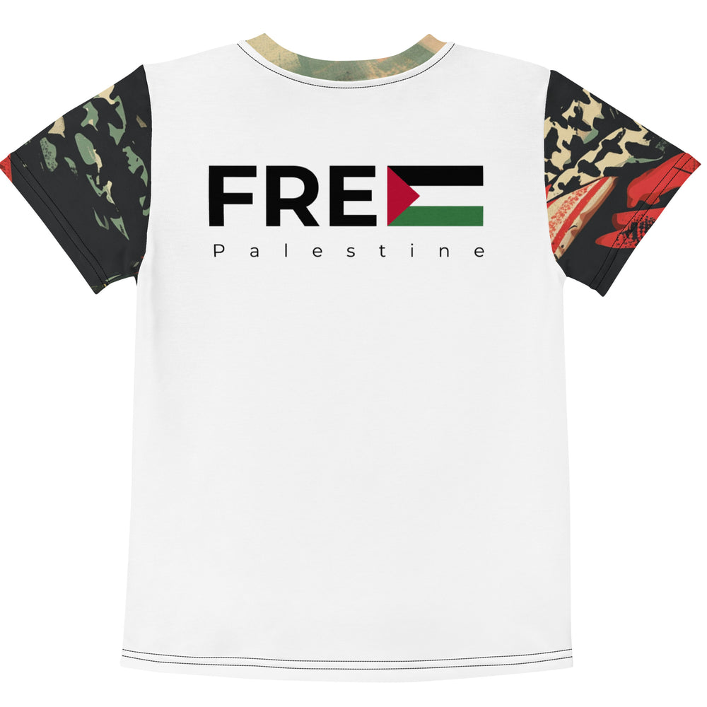 Palestine Hope - Kids Crew Neck T-Shirt, T Shirt White