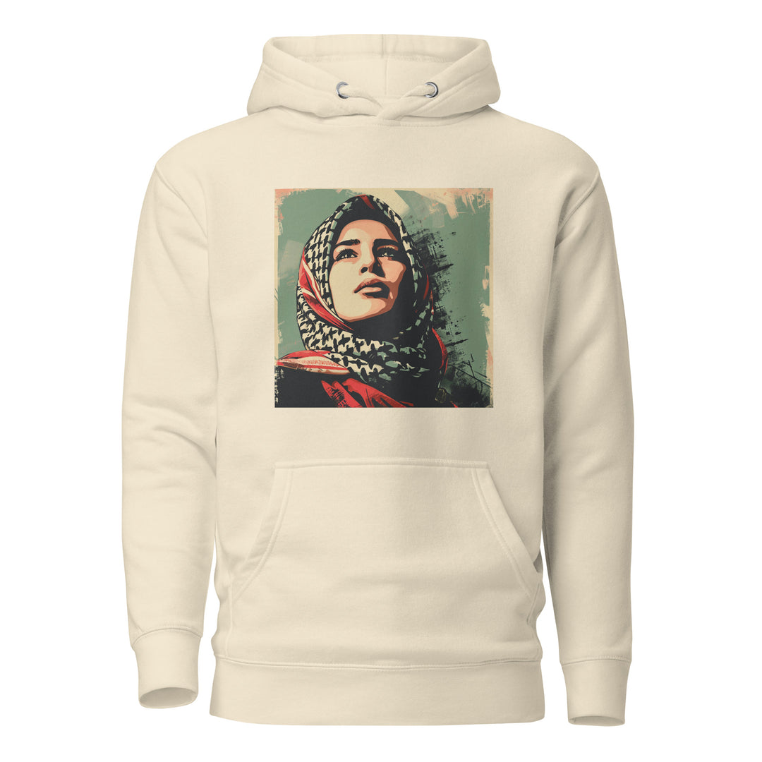 Palestine Hope - Men’s Hoodie, Bone