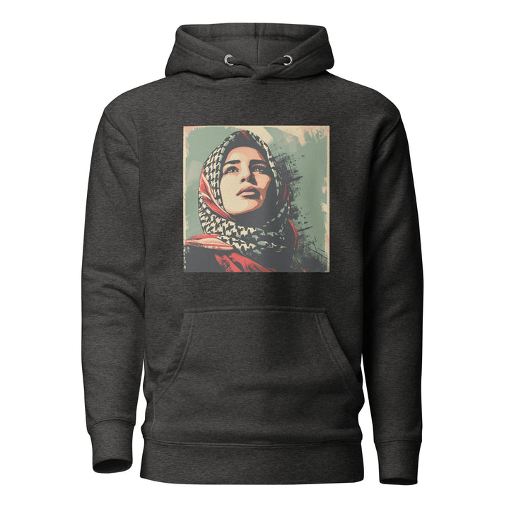 Palestine Hope - Men’s Hoodie, Charcoal Heather