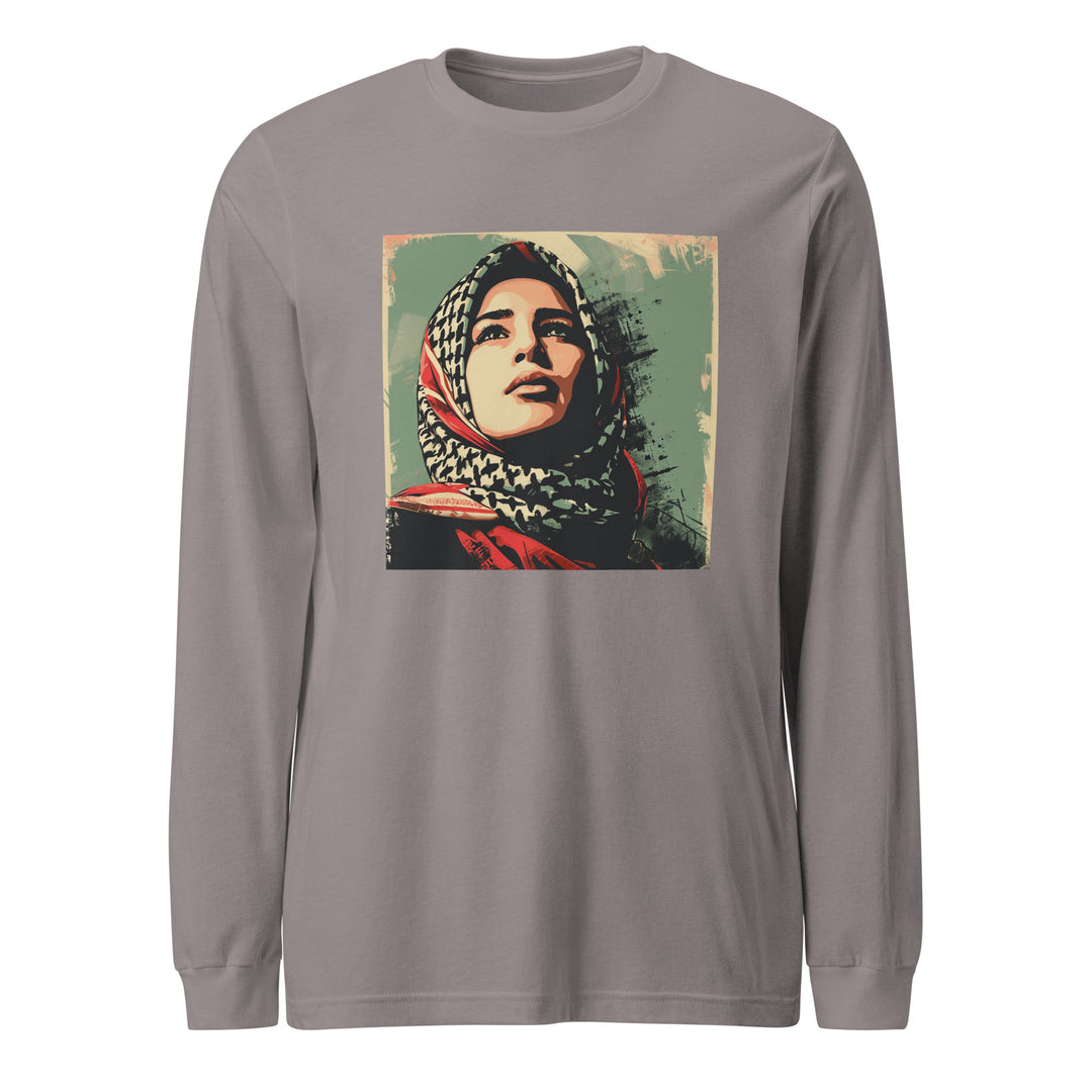 Palestine Hope - Men’s Long Sleeve Shirt, Storm